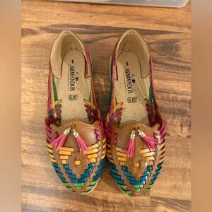 Armandos Hand-Woven Huaraches | Multicolor Traditional Mexican Leather Sandals